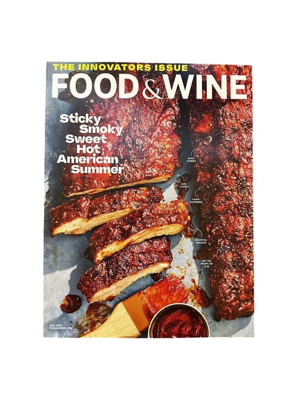 Food and Wine Magazine July 2026 The Innovators Issue Recipes